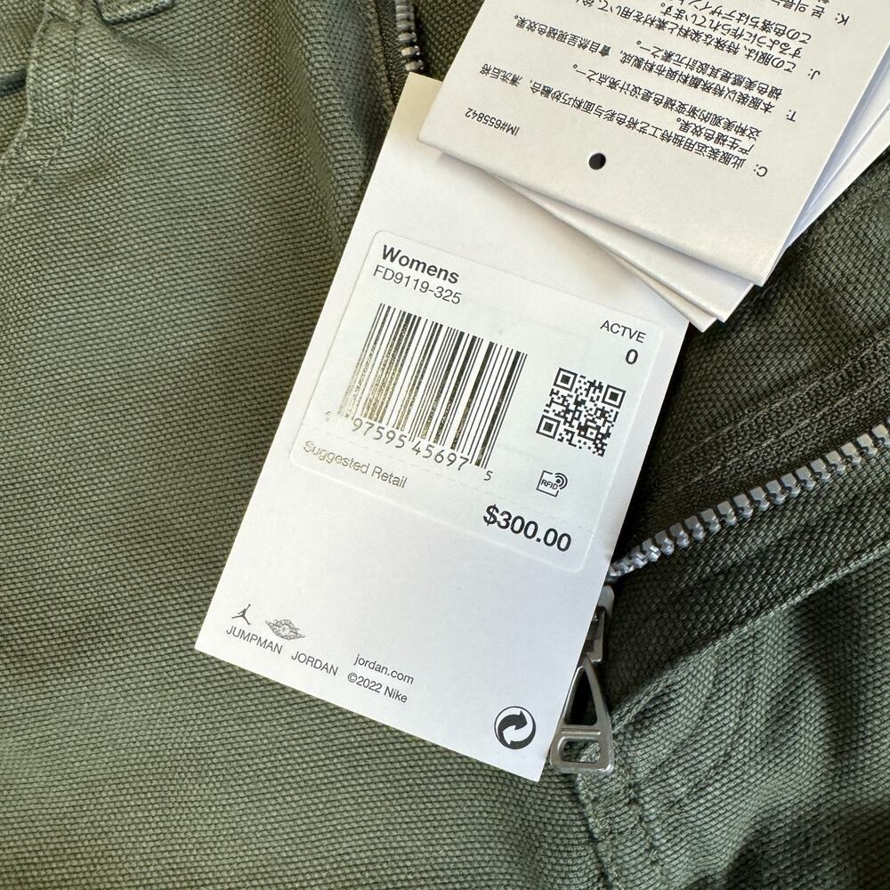 Nike Jordan X Travis Scott Khaki Cargo Pants Womens Size 0 FD9119-325 NWT - Picture 8 of 13